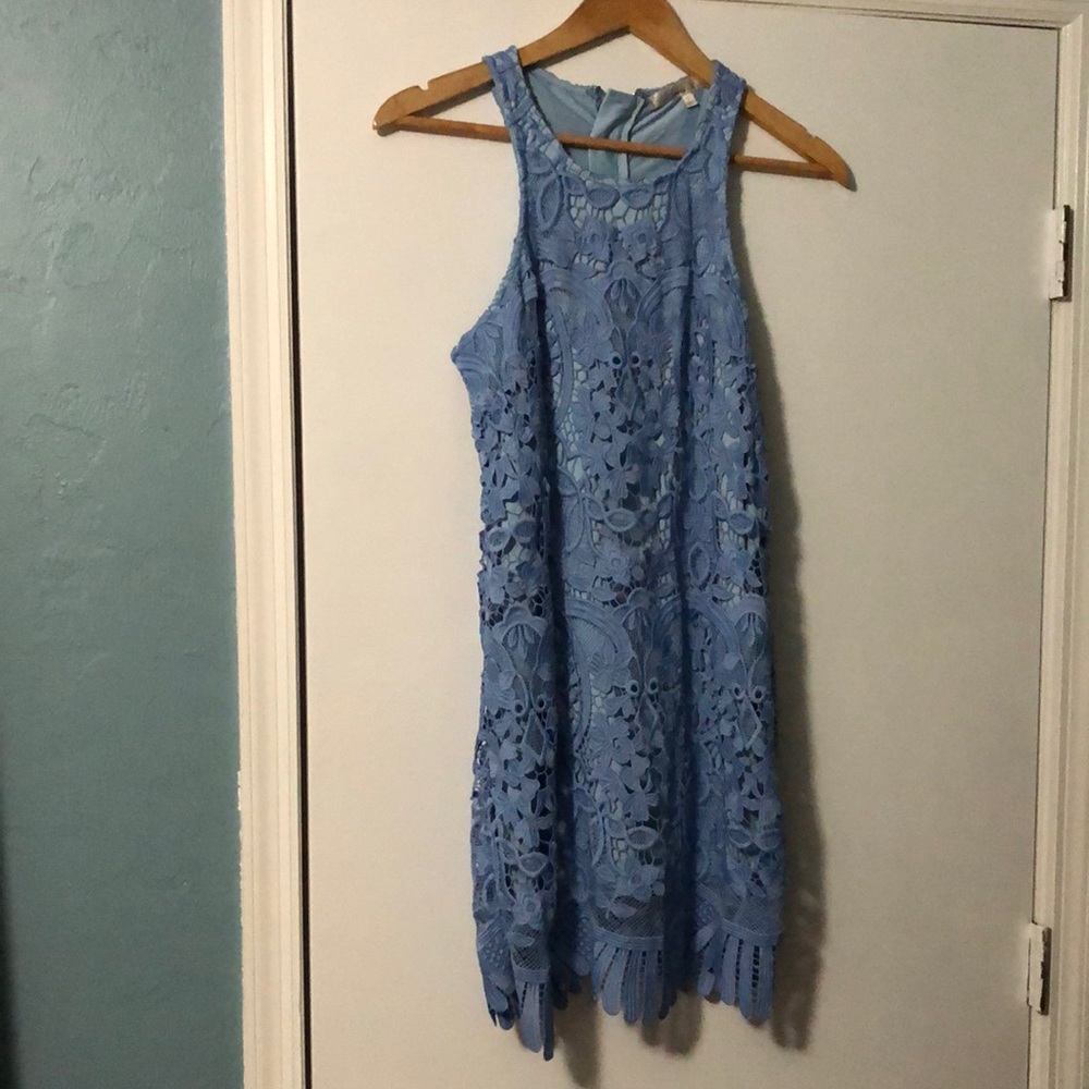 Blue Lace Lovers + Friends Dress